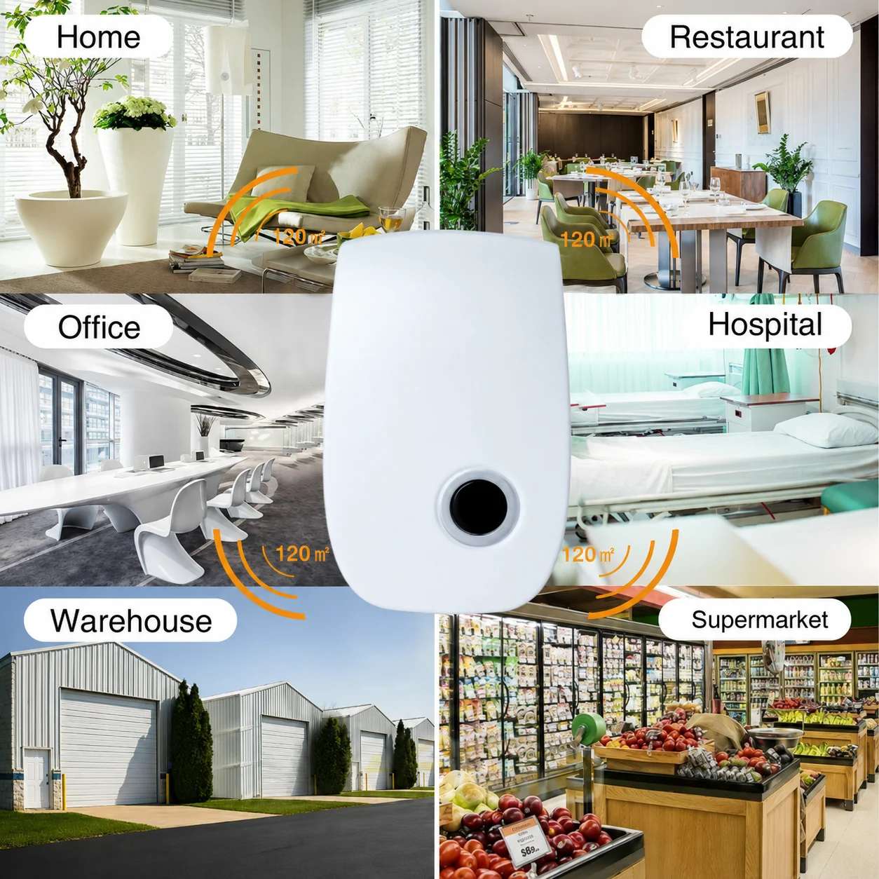 Pest Control Animal Repellent Ultrasonic Outdoor Device - Image 2